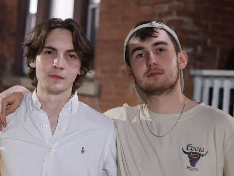  Constantine Piccone (left) and Cole Theule are roommates in Ottawa. The two young men are voting Conservative in the 2025 Federal Election.