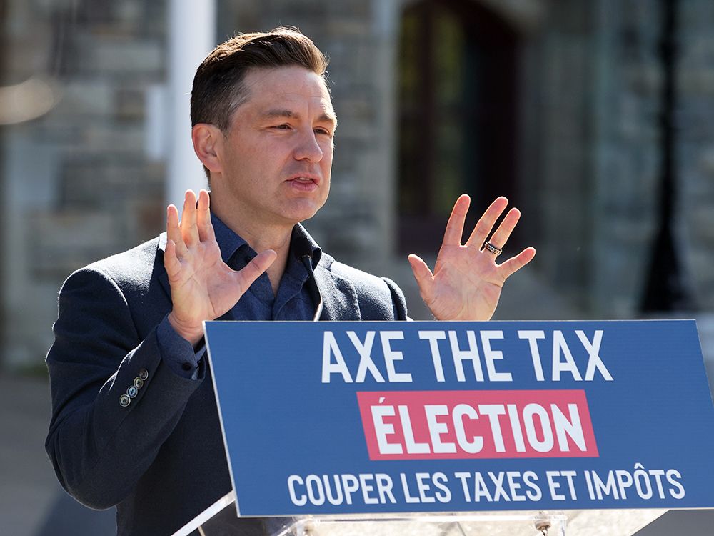  Conservative Party Leader Pierre Poilievre speaks at a news conference in August 2024. Even then, the Conservatives were prepared to centre an eventual election campaign on the affordability issue.