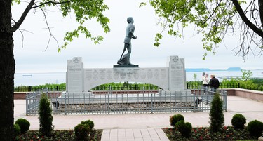 The Terry Fox monument outside Thunder Bay, Ont.