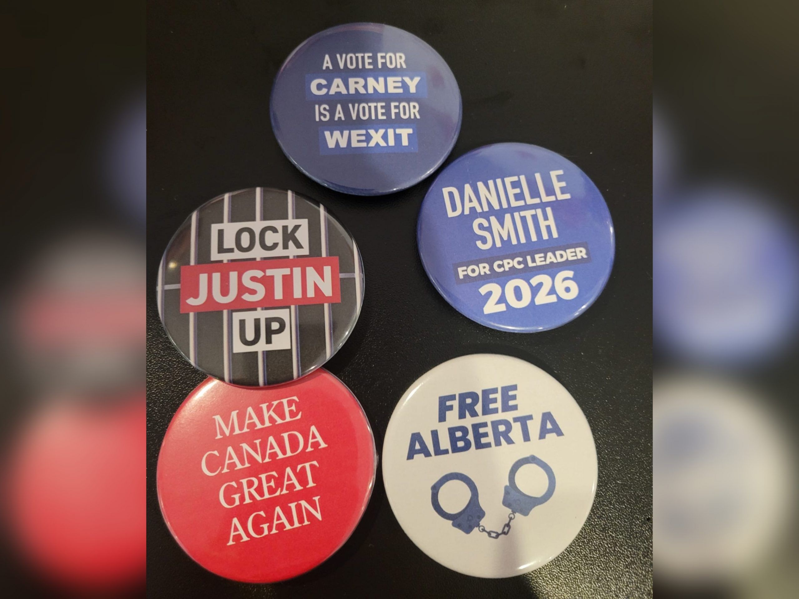 NextImg:Spread of fake campaign pins 'disgusting,' says senior Tory