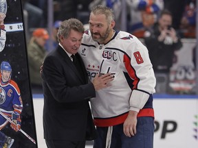 Wayne Gretzky and Alex Ovechkin