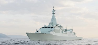Concept image of Canada's River-class destroyer