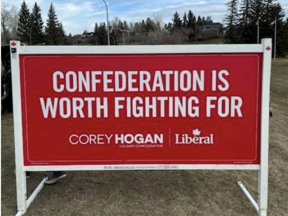  An election sign for Corey Hogan.