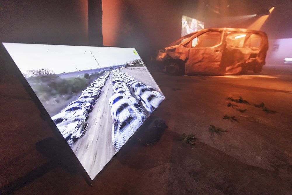 NextImg:Terry Newman: Nova festival exhibit shows survivors still paying dearly for October 7