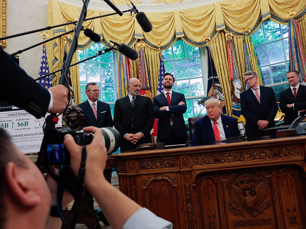 NextImg:Trump boasts of 'great' trade deal with U.K. but key issues unresolved, global uncertainty remains