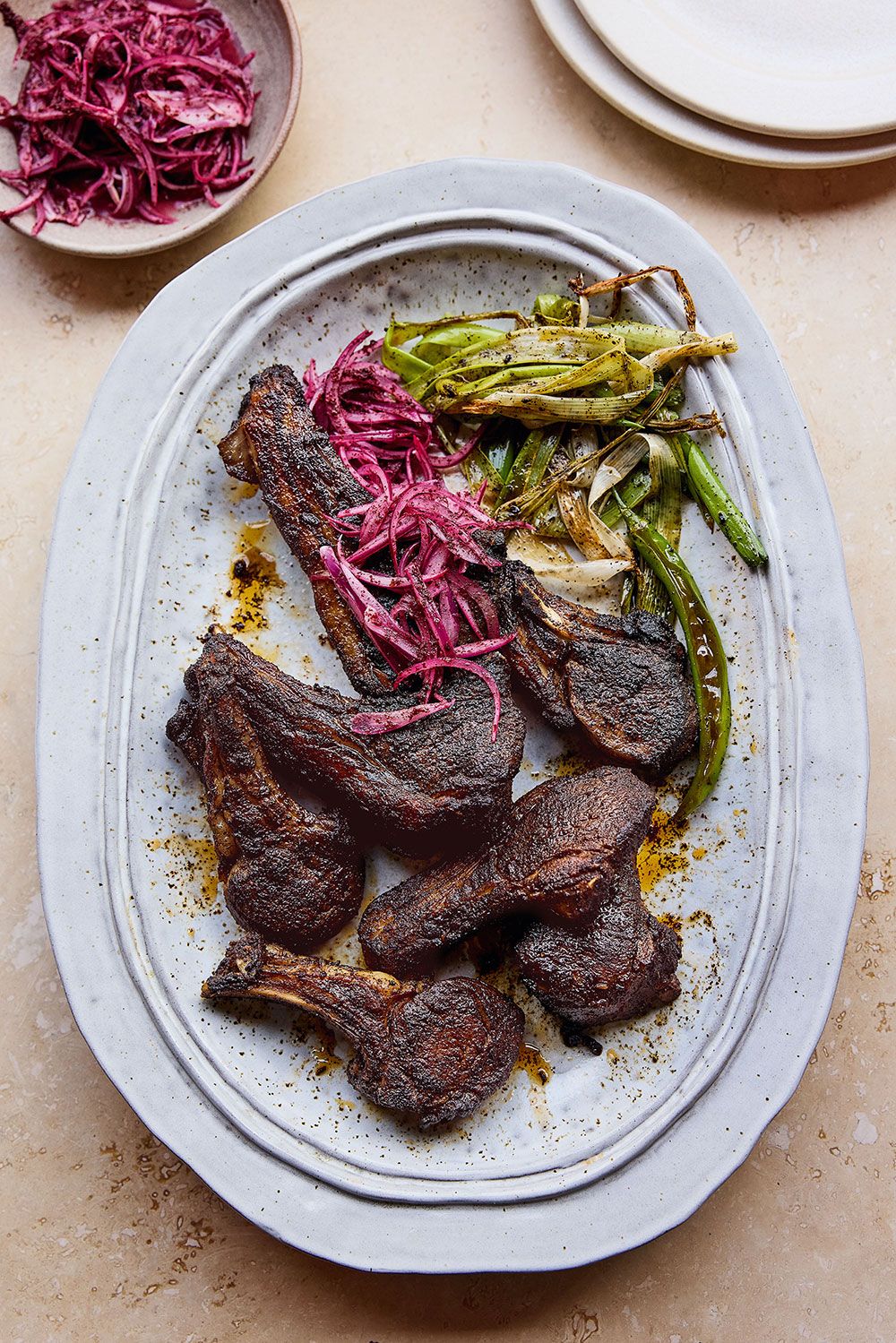  In Noor Murad’s coffee, cardamom and chipotle-rubbed lamb chops, the coffee acts as a tenderizer and flavour booster.