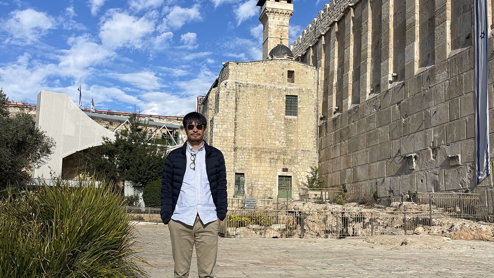 Ehsanullah Amiri in the West Bank city of Hebron, Israel.