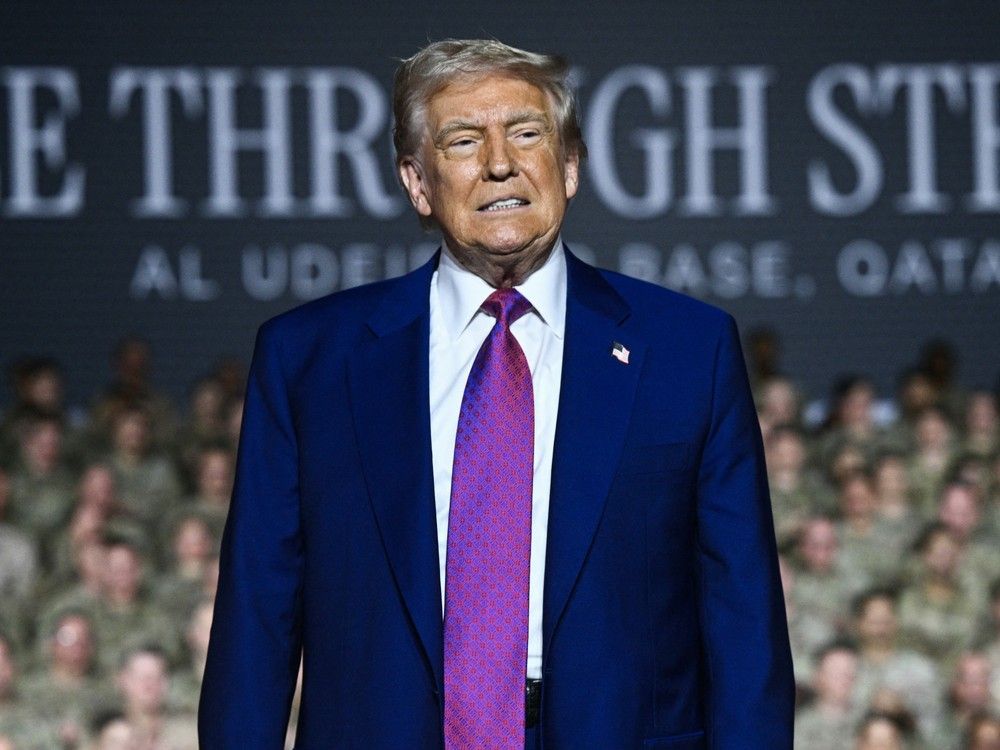 NextImg:U.S. airbase in Qatar attacked by Iran was visited by Trump in May