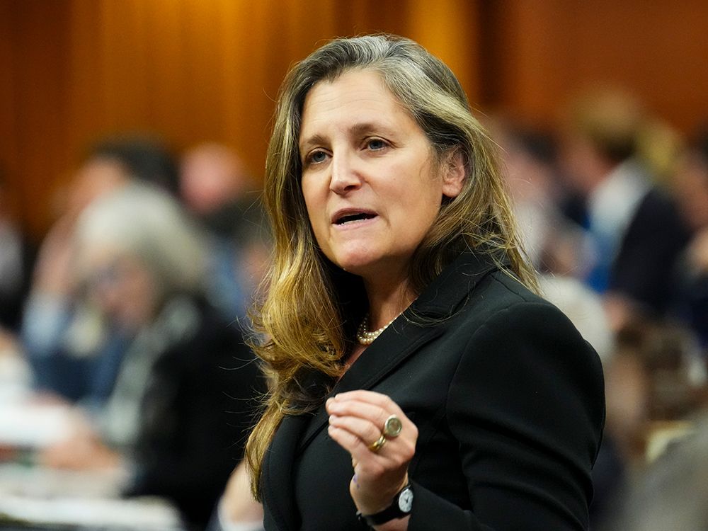 NextImg:Transportation Minister Chrystia Freeland ’dismayed’ about BC Ferries' contract with Chinese shipyard