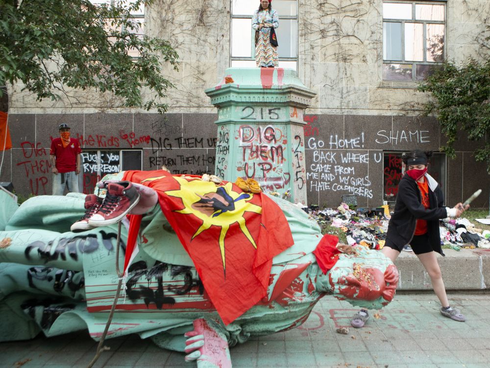 NextImg:Patrice Dutil: Ryerson's toppled statue should be restored at Queen's Park