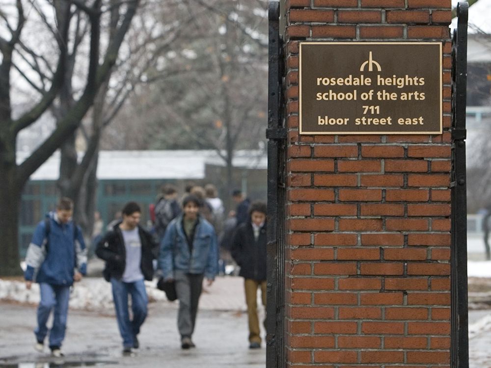 Toronto parents rally to save job of long-serving principal at arts high school