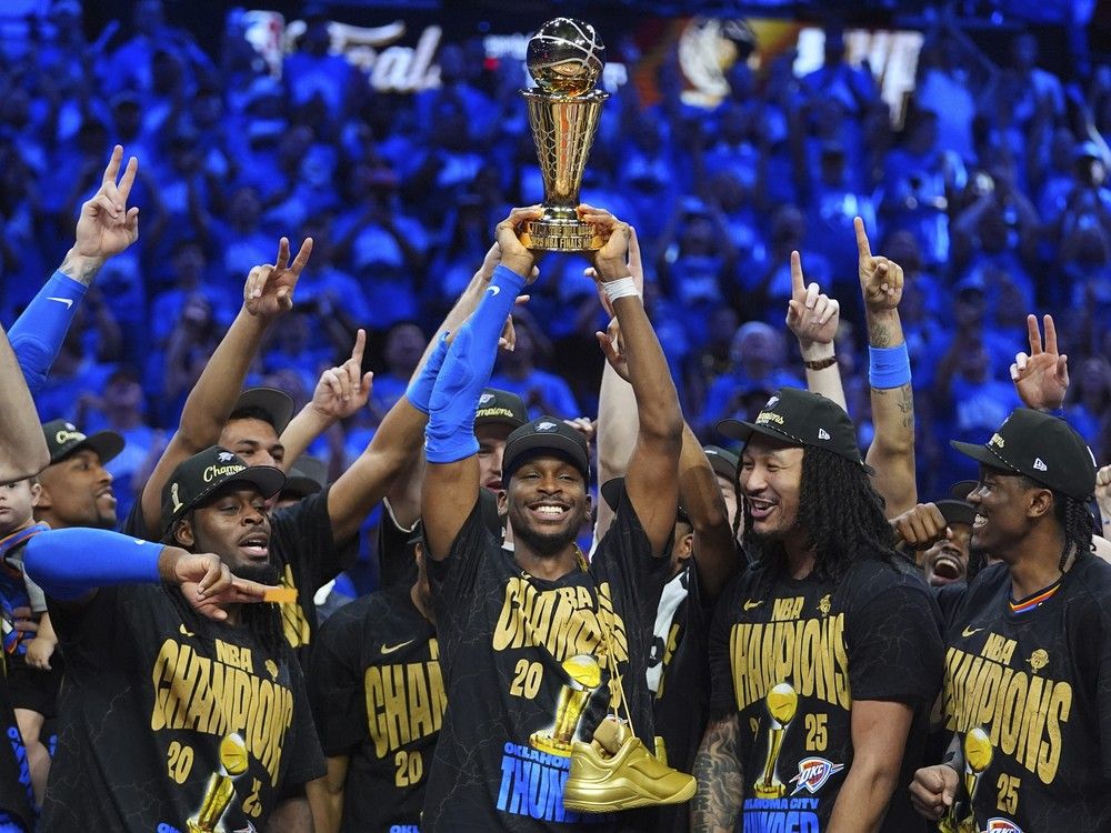 NextImg:Canada's Shai Gilgeous-Alexander caps historic season with NBA title, Finals MVP honours