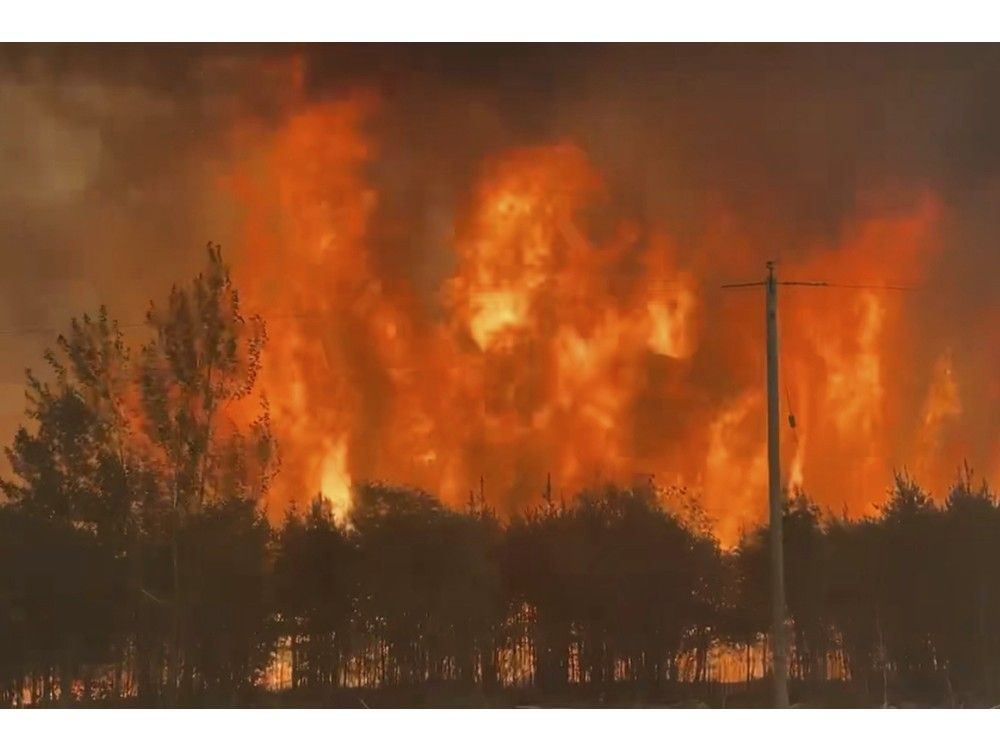 NextImg:Manitoba residents fleeing scorching wildfires take refuge in Niagara Falls