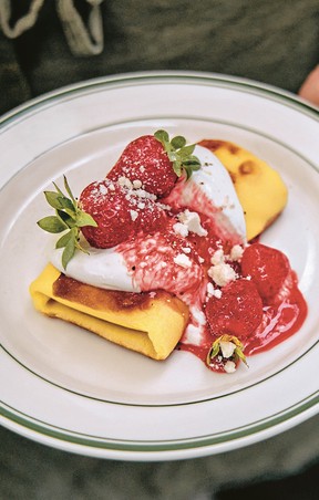 Cheese blintzes