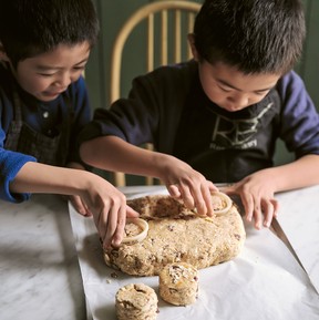 Cranberry and oat scones