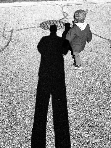 A Canadian child with the shadow of a non-custodial father.