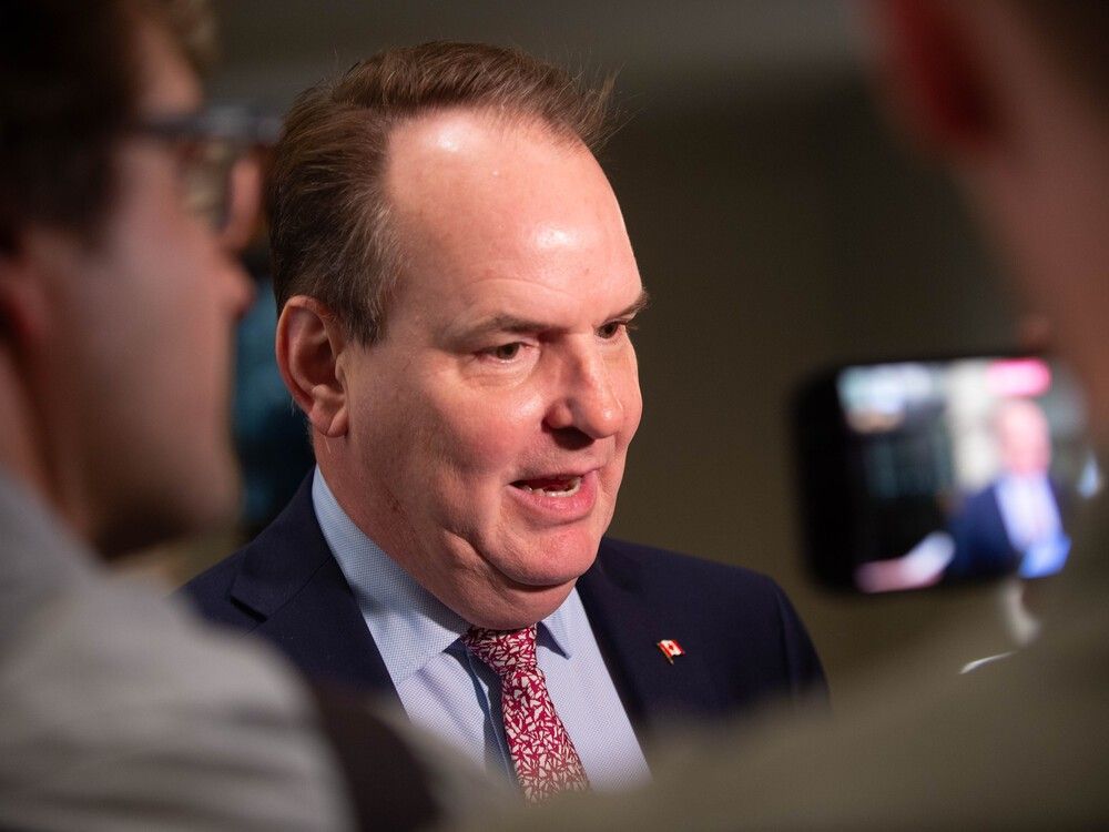 Government House Leader Steven MacKinnon speaks with reporters outside of the Liberal caucus meeting in West Block on Wednesday, June 4, 2025.