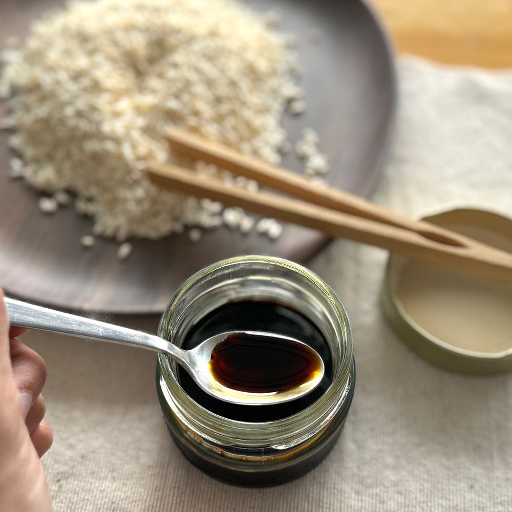  La Brasserie San-Ô’s upcycled coffee teriyaki sauce is fermented using spent espresso grounds and koji.