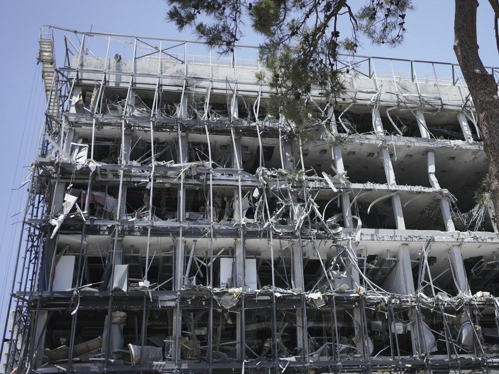 NextImg:Iranian missile hits hospital in Israel