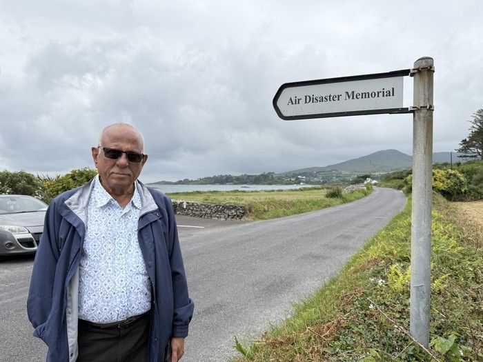 Babu Turlapati in Ahakista, Ireland on Saturday, June 21, 2025. Families of Air India Flight 182 victims gather in the small Irish town to mark the bombing's 40th anniversary and find peace at the memorial site. Babu Turlapati in Ahakista, Ireland on Saturday, June 21, 2025. Families of Air India Flight 182 victims gather in the small Irish town to mark the bombing's 40th anniversary and find peace at the memorial site.