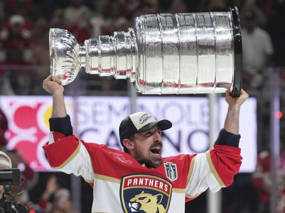 NextImg:Panthers have reportedly 'cracked' the Stanley Cup on the Montreal section