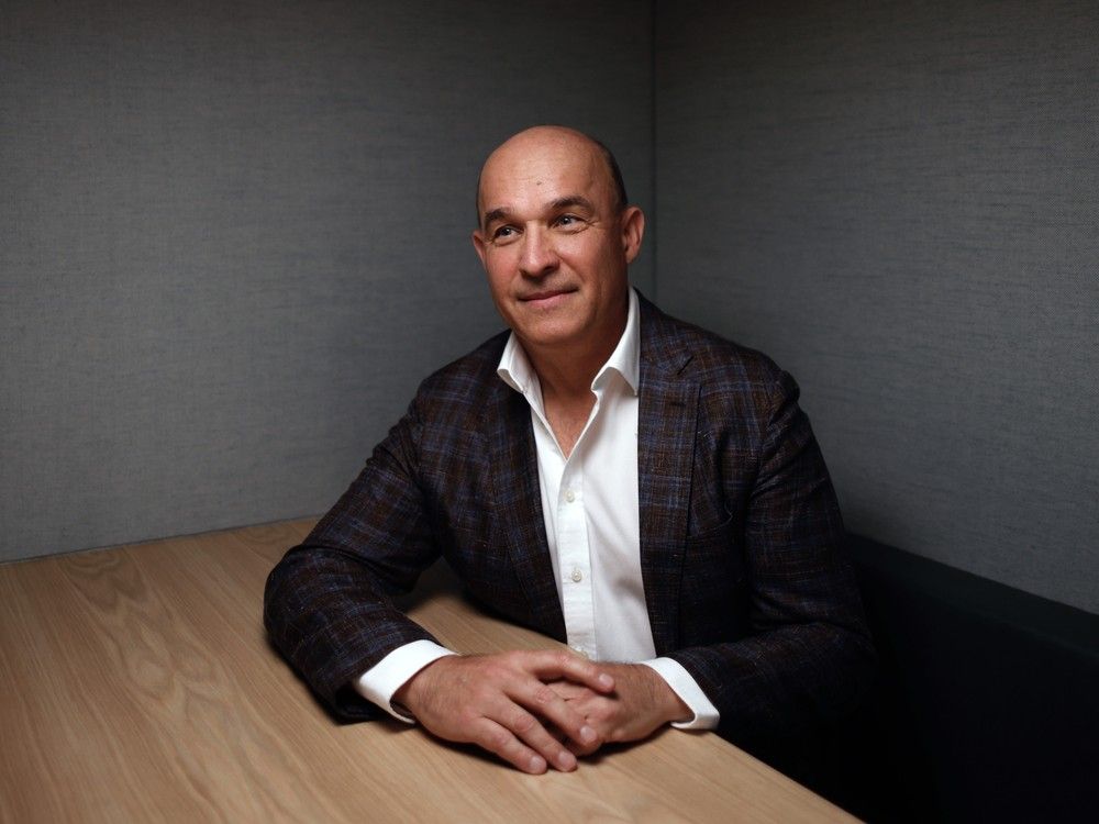 Jim Balsillie is shown during an interview in Toronto on April 17, 2023. Jim Balsillie is shown during an interview in Toronto on April 17, 2023.