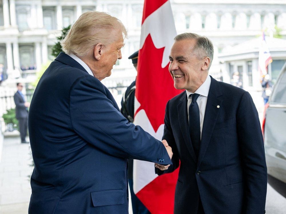 NextImg:FIRST READING: The remarkably few elbows Carney has thrown at Trump