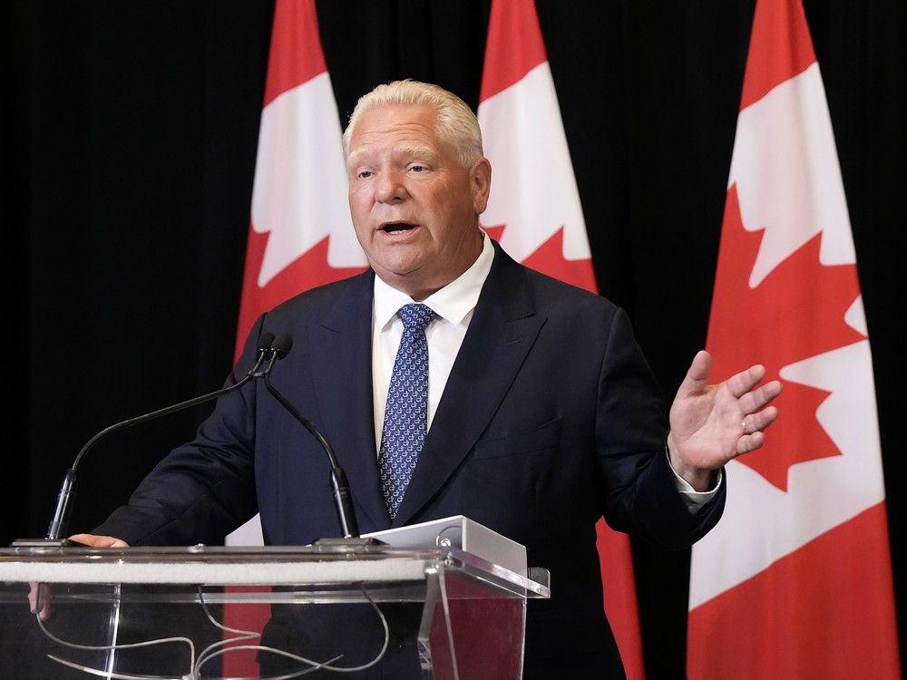NextImg:'Solving all the world's problems': Ford stayed up late with Carney for fireside chat at Muskoka cottage