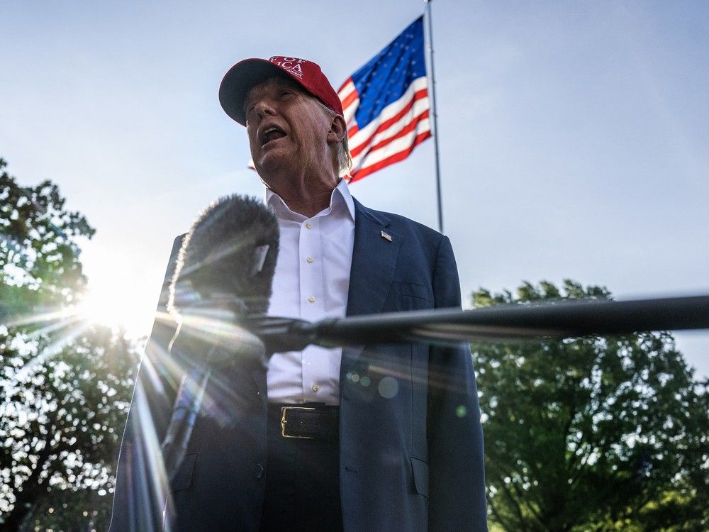 Trump joked migrants would need to know 'how to run away from an alligator' to flee Florida facility