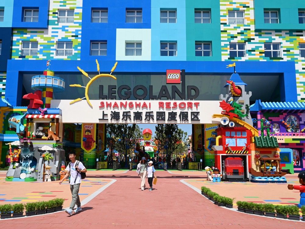 NextImg:China's first Legoland opens to tourists in Shanghai