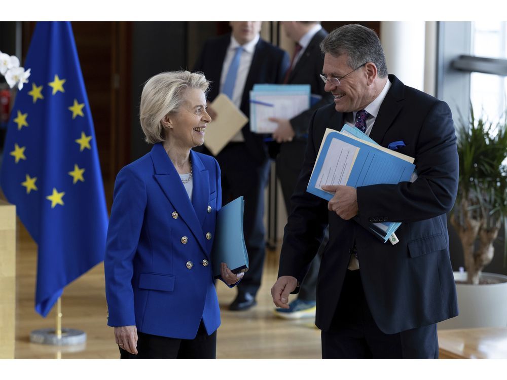 NextImg:EU to suspend U.S. tariff retaliation, will look for a deal with Trump by Aug. 1