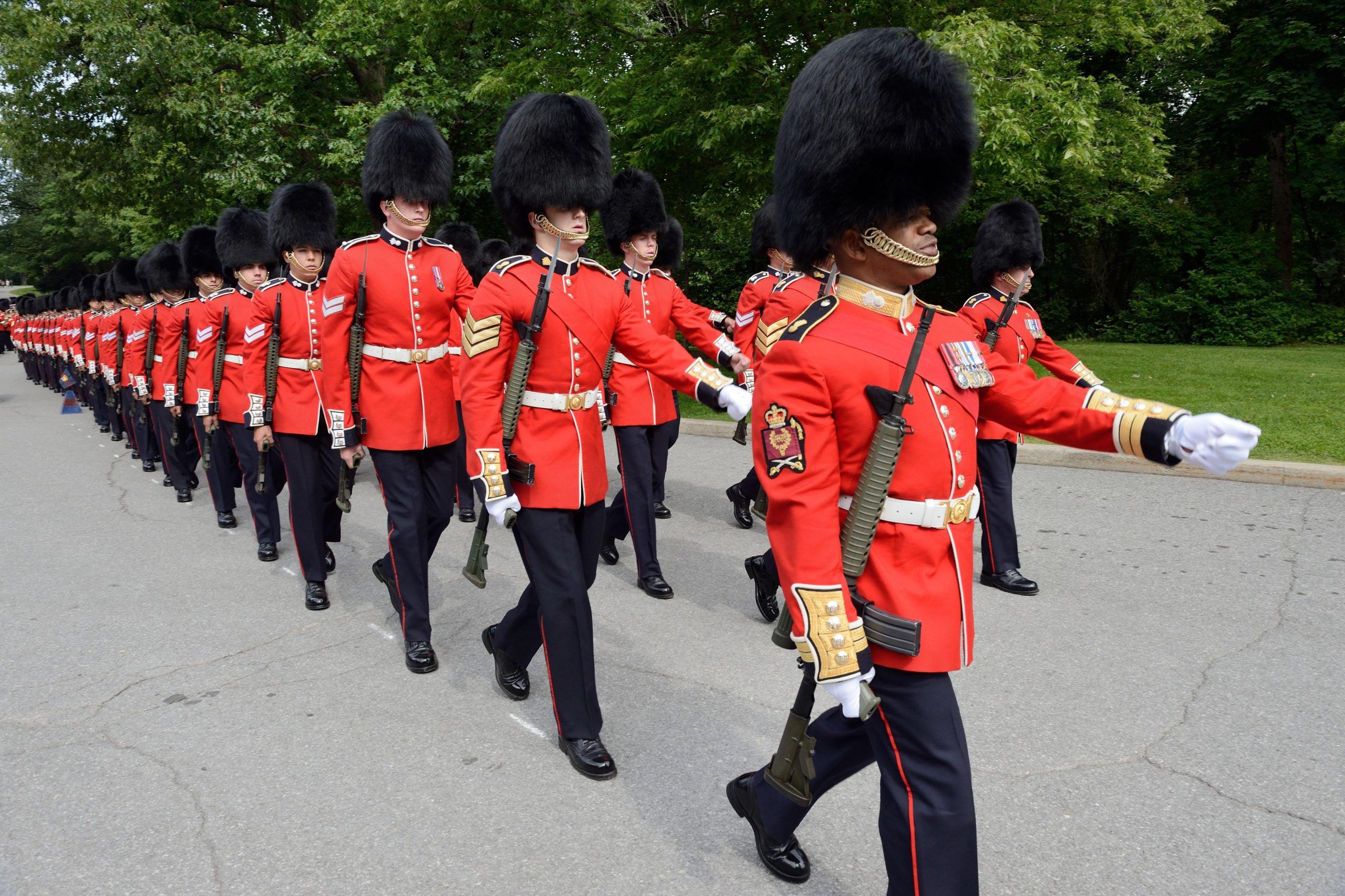  Tourists hoping to see soldiers in giant hats guarding the Governor General will be out of luck this summer. The Canadian Armed Forces has announced that, due to constrained resources, they’re going to do away with the various ceremonial military things around Rideau Hall, including the changing of the guard and the posting of red-serged guards in bearskin hats.