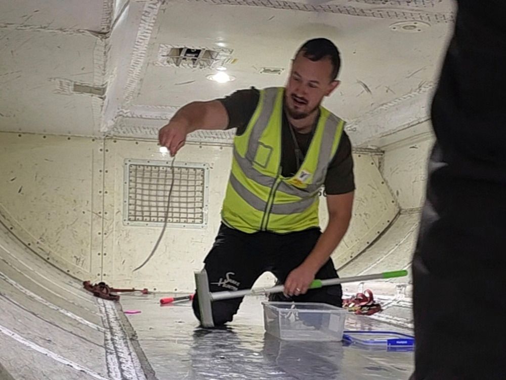 NextImg:Snake on a plane delays Australia flight as snake catcher summoned