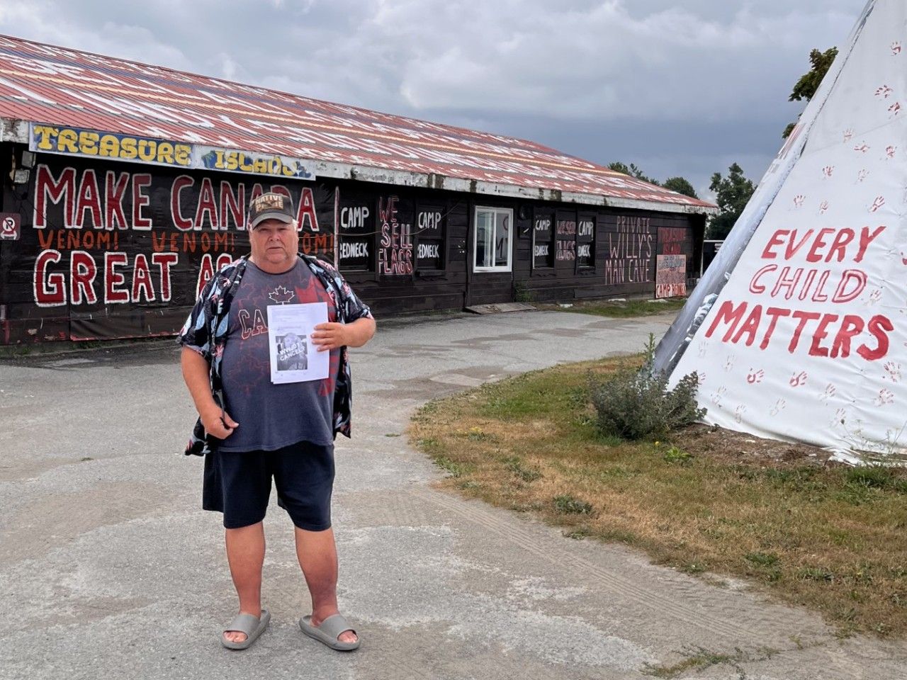 “Maybe he heard Treasure Island Resort and thought it was more glamorous,” Chief William of the Kawartha First Nations said of Sean Feucht. “Maybe he heard Treasure Island Resort and thought it was more glamorous,” Chief William of the Kawartha First Nations said of Sean Feucht.