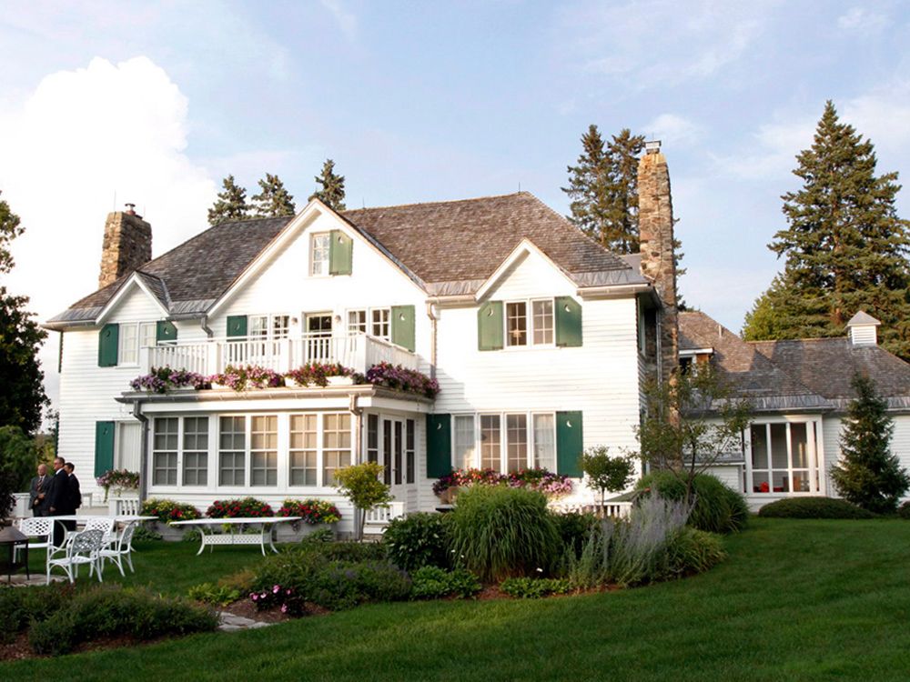  The official rural getaway for Canadian prime ministers in Harrington Lake, Que., seen in 2012.