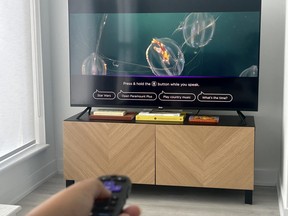 The Roku Voice Remote makes it easy to search for shows, adjust settings and control playback using simple voice commands — no typing required. PHOTO BY VICTORIA SURLA