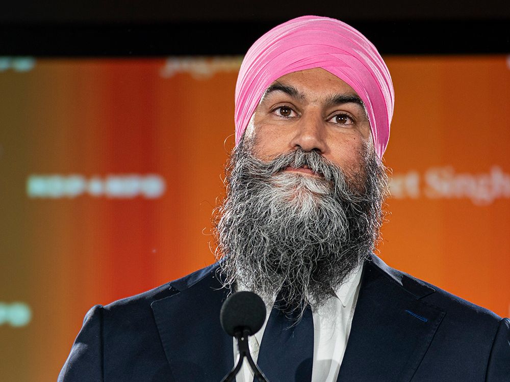 NDP leader Jagmeet Singh stepped down after he lost his seat and the party had a very disappointing showing in the April 28 federal election.