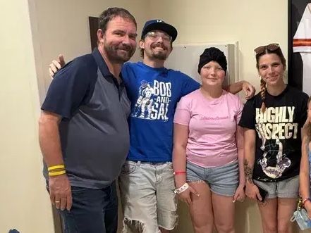 Jerilynn Brown pictured in pink in this undated GoFundMe photo. “To see a young girl who just beat cancer to have to have it end like this. I’m speaking on all of our folks our heart goes out and we are all very upset about this as well,” Independence Fire Chief Jimmy Walker said.
