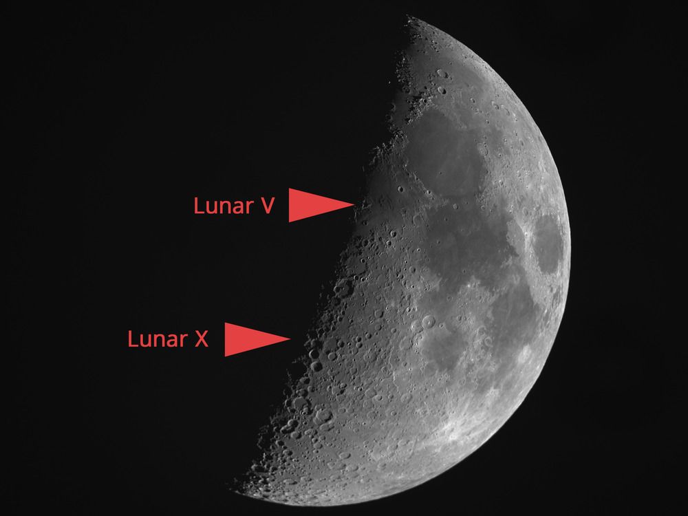 NextImg:How to see the letters X and V on the moon tonight
