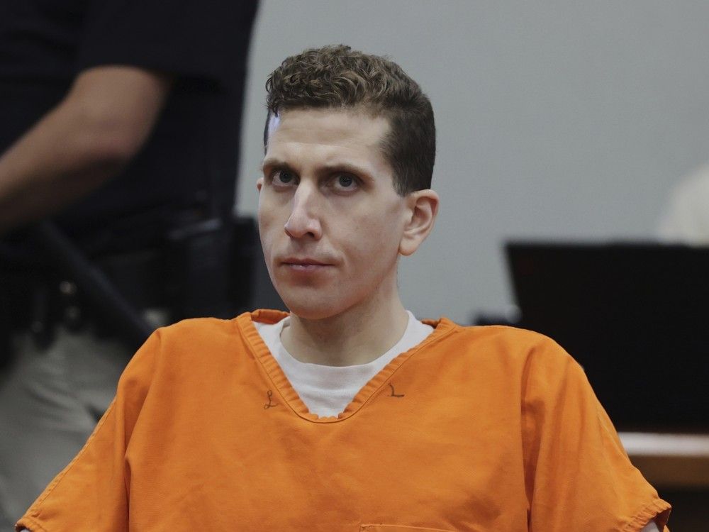  Bryan Kohberger appears at the Ada County Courthouse, for his sentencing hearing, Wednesday, July 23, 2025, in Boise, Idaho, for stabbing four University of Idaho students to death nearly three years ago.