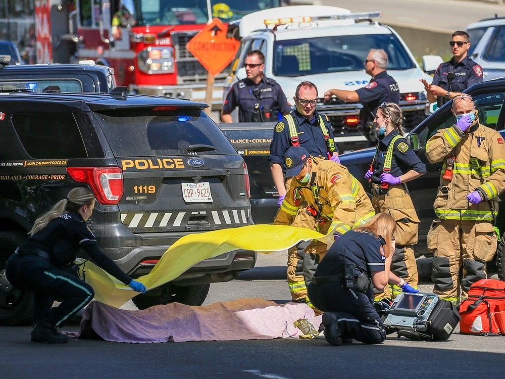 Levon Wildman and Wesley Davidson were shot and killed by Calgary police after a chase involving a stolen cube van on Memorial Drive near Edmonton Trail on May 29, 2023. Levon Wildman and Wesley Davidson were shot and killed by Calgary police after a chase involving a stolen cube van on Memorial Drive near Edmonton Trail on May 29, 2023.