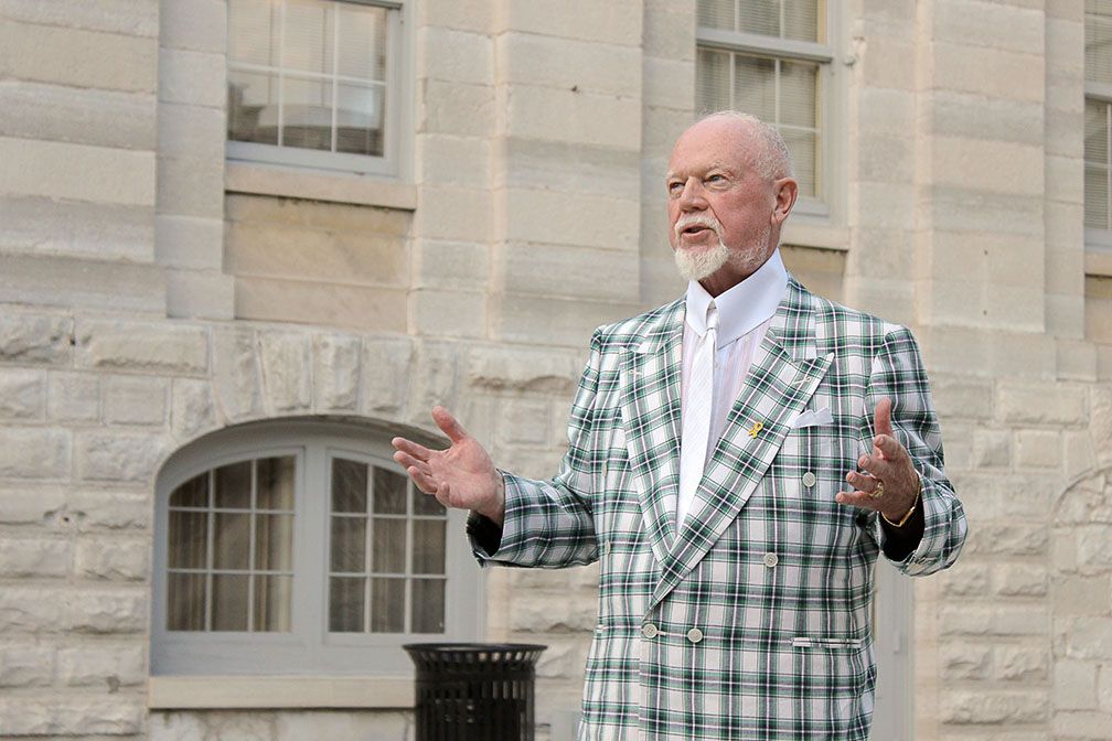 Don Cherry in his hometown, Kingston, Ont., in 2012.