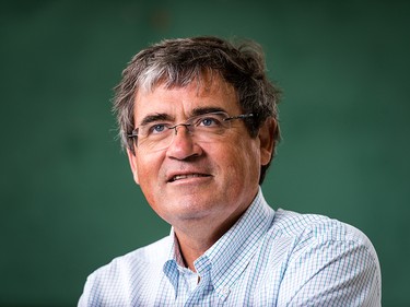 Scottish author Andrew Scull, an expert on psychiatric history, at the Edinburgh Book Festival in August 2015.