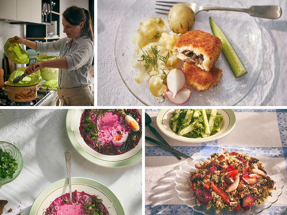 NextImg:Cook This: 3 recipes from Sour Cherries and Sunflowers, including a refreshing cold borscht