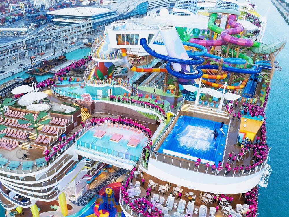  Royal Caribbean International’s Icon of the Seas arrived in Miami ahead of its official debut on Jan. 27, 2024.