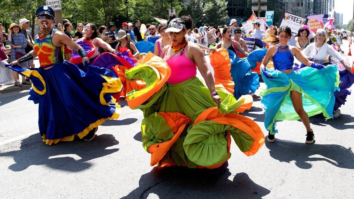 Thousands participated in the Pride parade organized by Fierté Montréal on Sunday, August 10, 2025.