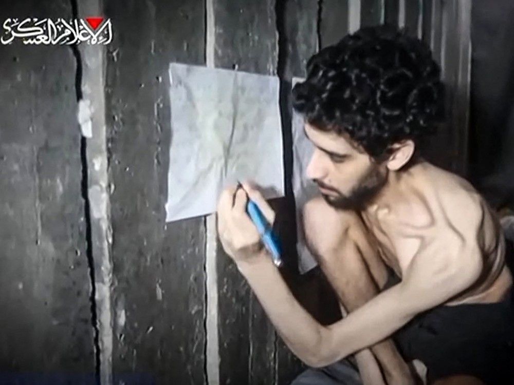 NextImg:Michael Higgins: Cousin of hostage Evyatar David speaks out about the dangers of appeasing Hamas