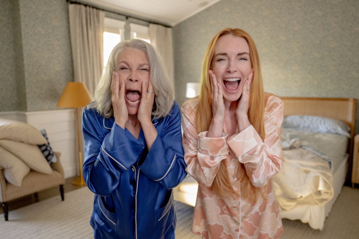 NextImg:Freakier Friday's Jamie Lee Curtis and Lindsay Lohan on reuniting for sequel