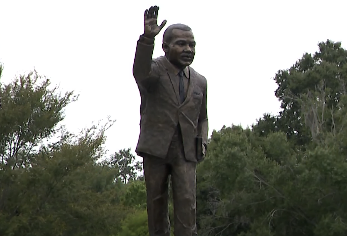 NextImg:'Do it over': New statue of Martin Luther King, Jr. unveiled in Florida city faces backlash