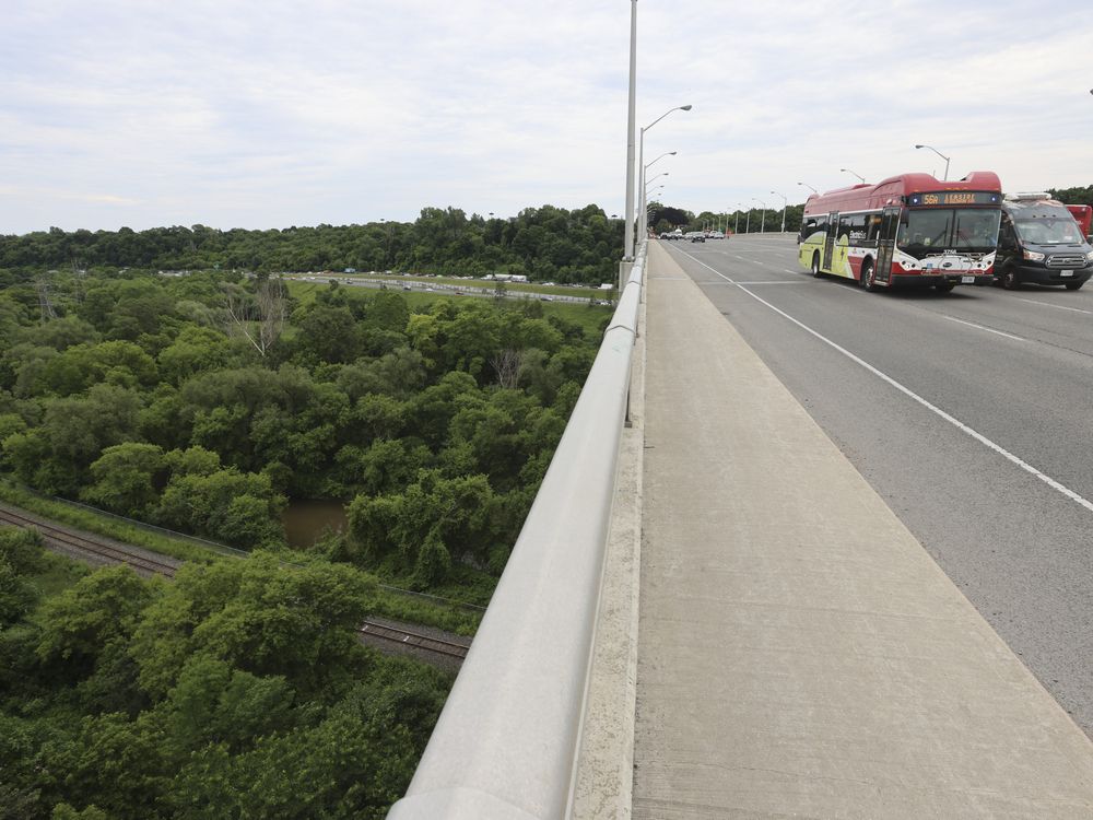 The Leaside Bridge is seen on Friday June 28, 2024. 
